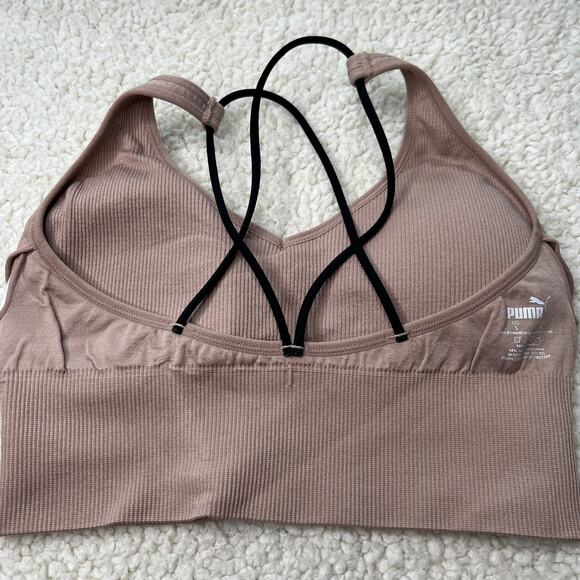 Puma Mauve Sports Bra Small - Picture 4 of 6